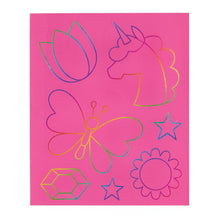 Load image into Gallery viewer, Unicorn Glam Scratch &amp; Sparkle Art Activity Kit
