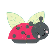 Load image into Gallery viewer, Ladybird Wooden Puzzle
