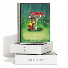 Load image into Gallery viewer, Bunny and Mushroom Thank You Card
