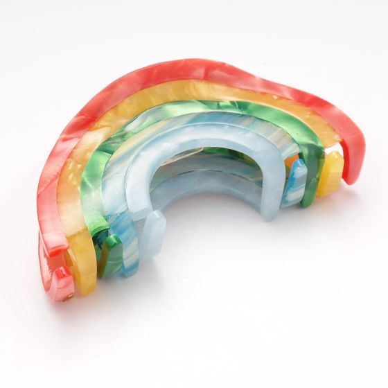 Hair Claw - Rainbow