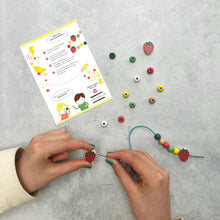 Load image into Gallery viewer, Make Your Own Strawberry Bracelet
