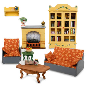 Sam & Julia Kids Diy Dollhouse Furniture Kit - Living Room (Scale 1:12)