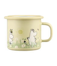 Load image into Gallery viewer, Moomin Enamel Mug 0.25L - Meadow
