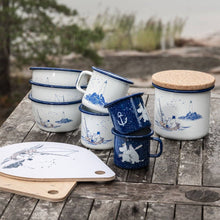 Load image into Gallery viewer, Moomin Enamel Mug 0.37L - Sailors
