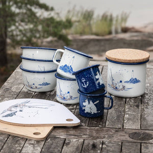 Moomin Enamel Mug 0.37L - Sailors