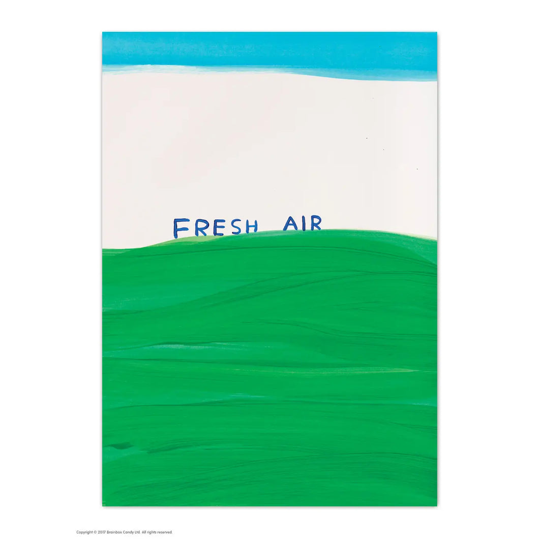 David Shrigley Postcard - Fresh Air