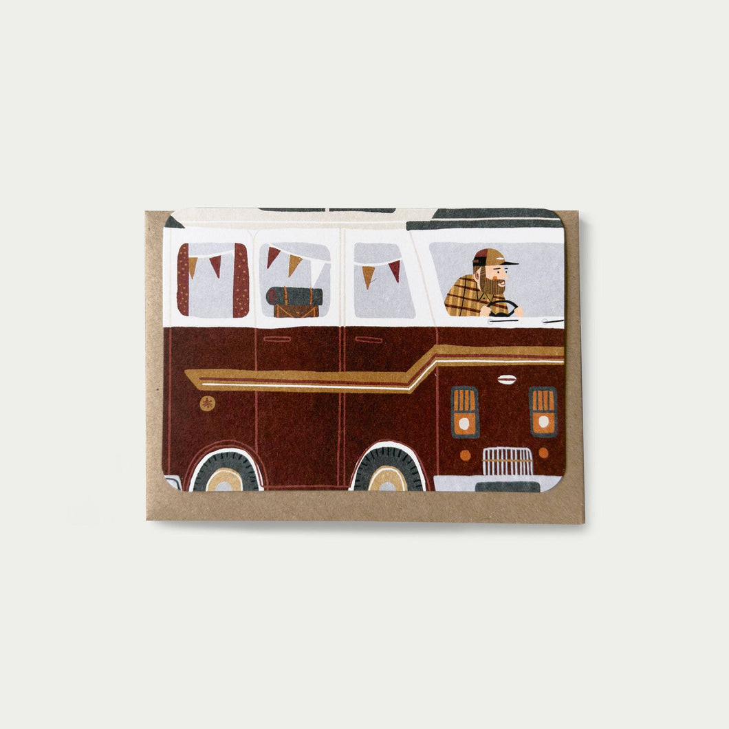 Oldfield Design Co Greetings Card - Campervan No.2