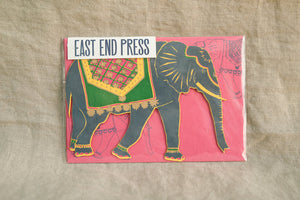 East End Press C5 Greeting Card - Elephant