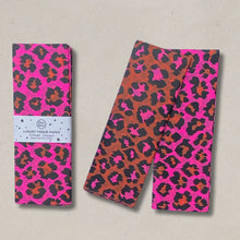 Load image into Gallery viewer, Luxury Tissues Paper - Leopard Ginger and Flouro Pink
