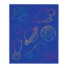 Load image into Gallery viewer, Cosmic Galaxy Scratch &amp; Sparkle Art Activity Kit
