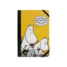 Load image into Gallery viewer, Moomin - A5 Notebook Picking Flowers
