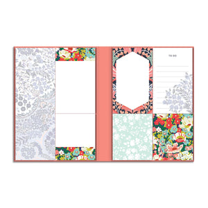 Liberty Floral Sticky Notes in Hardcover Book