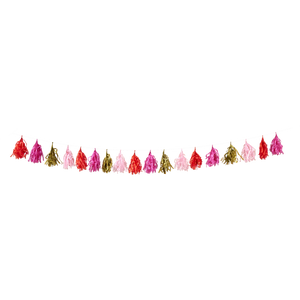 Rice DK - Paper Tassel Garland- Pink/Gold