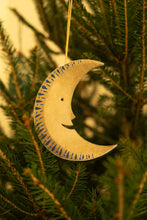 Load image into Gallery viewer, East End Press Board Decoration -  Golden Man On The Moon
