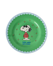Load image into Gallery viewer, Rice DK - Melamine Side Plate - Snoopy Green
