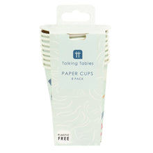 Load image into Gallery viewer, Make Waves Mermaid Paper Cups - 8 Pack by Taking Tables
