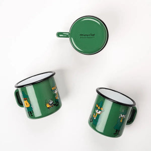 Muurla Enamel Moomin Mug 3.7dl - Snufkin Green