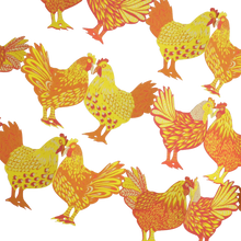 Load image into Gallery viewer, East End Press Concertina Paper  Garland - Chickens
