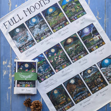 Load image into Gallery viewer, Full Moons 2027 Tea Towel
