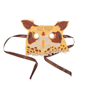 Owl Mask Greeting Card by East End Press