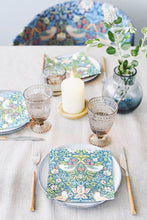Load image into Gallery viewer, William Morris &#39;Coffee &amp; Cake&#39; Napkins Pack of 20 24x24cm - Strawberry Thief Blue
