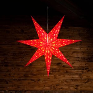 Paper Star Lantern - Spirit Red