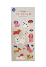 Load image into Gallery viewer, Dogs Crystal Hologram Clear Stickers
