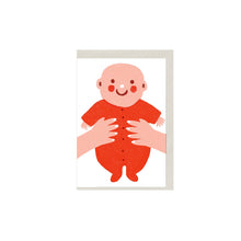 Load image into Gallery viewer, A7 Mini Greeting Card - Red Baby
