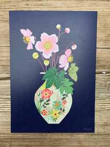 Brie Harrison Print A4 - Japanese Anemone