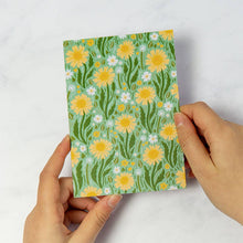 Load image into Gallery viewer, Maz Leyden Greeting Card - Green Wildflowers
