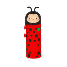 Load image into Gallery viewer, Legami 2 In 1 Silicone Pencil Case - Ladybug
