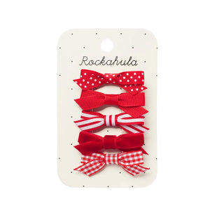 Rockahula Kids Bow Hair Clip Set - Red
