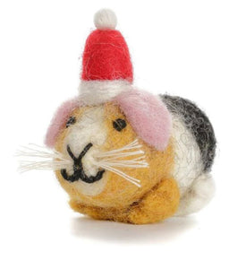 Mini  Guinea Pig Felt Decoration  by Amica Accessories Ltd
