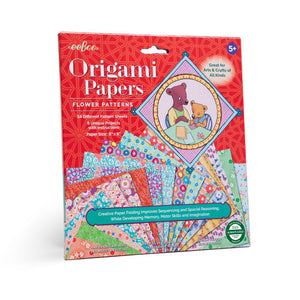 Eeboo Oragami Papers - Flower Patterns