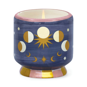 Paddyway A Dopo 8oz Ceramic Candle Moon Phases - Jasmine & Rose