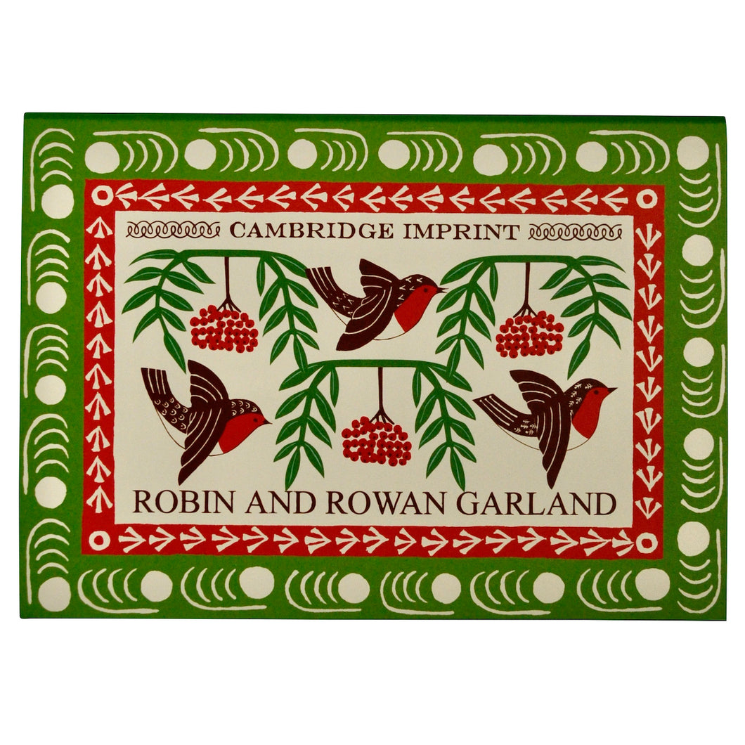 Cambridge Imprint Paper Garland - Robin and Rowan
