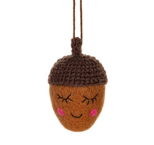 Load image into Gallery viewer, Felt Hanging Decoration - Happy Acorn
