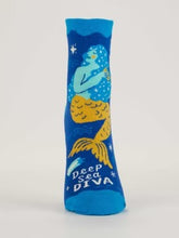 Load image into Gallery viewer, Deep Sea Diva  Women’s Crew Socks
