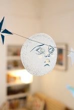 Load image into Gallery viewer, East End Press Paper Garland - Man On The Moon
