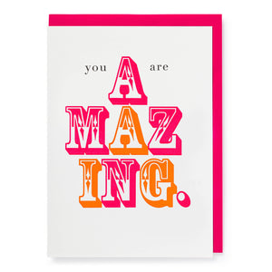 Archivist Greetings Card - You Are Amazing