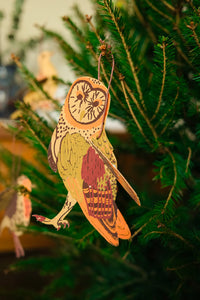 East End Press Paper Ornaments - Winter Birds