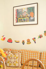 Load image into Gallery viewer, Birthday Party - Recycled Red Mix Sewn Garland
