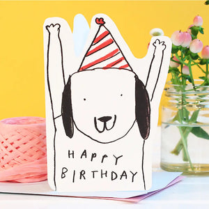 Laura Skilbeck Cut-Card - Birthday Dog