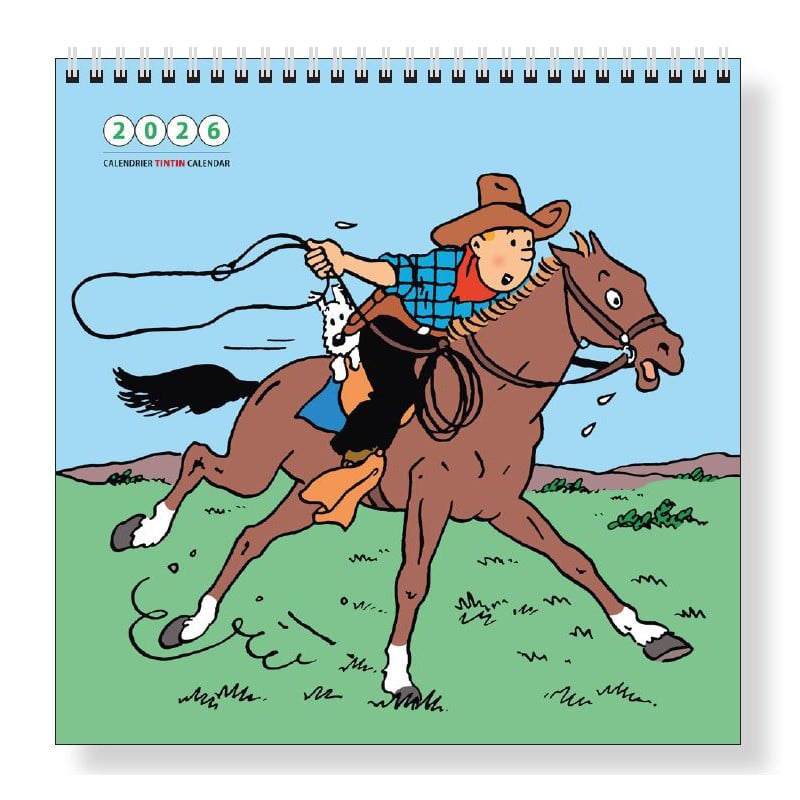 Tintin 2026 Calendar