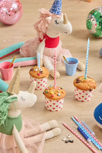 Load image into Gallery viewer, Rice DK Long Cake Candles - Blue Stars
