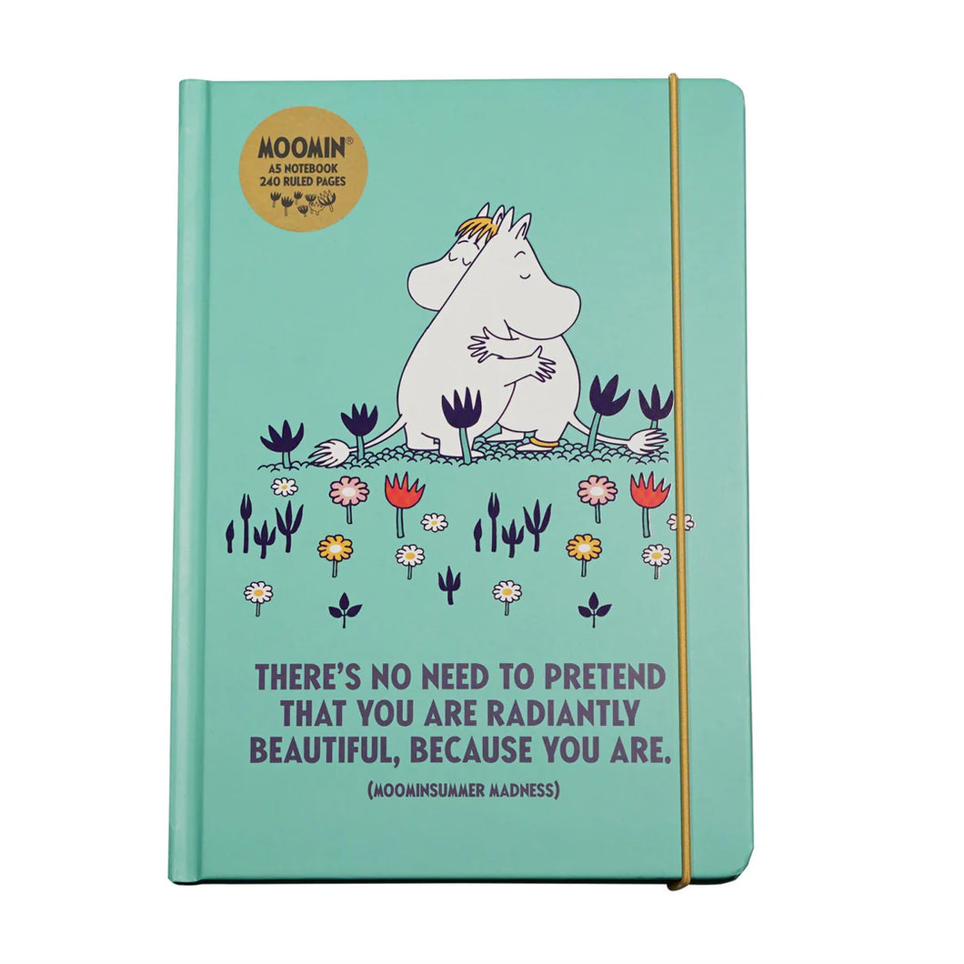 Moomin Hardcover A5 Notebook - Hug