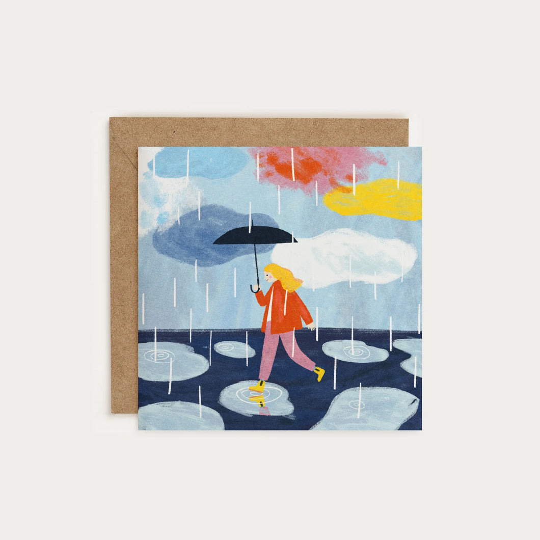 Oldfield Design Co. Greetings Card - Rainy Day