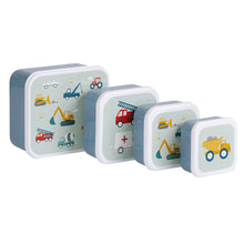 Load image into Gallery viewer, Lunch and Snack Box Set - Vehicles &amp; Cars
