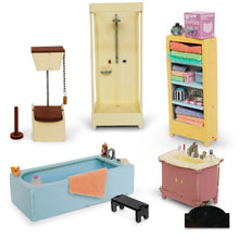 Load image into Gallery viewer, Sam &amp; Julia Kids Diy Dollhouse Furniture Kit - Bathroom(Scale 1:12)
