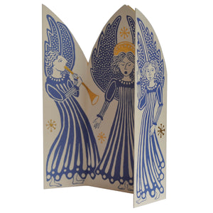 Extra Special Triptych Card - Choir Of Angels by Cambridge Imprint